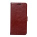 Luxury Sheepskin Pressed Flower Flip PU Leather Cover Case Wallet for Samsung Galaxy S7 Plus - Caffee