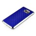 Luxury Shiny Diamond Rhinestone Studded Plating Hard Protective Case For Samsung Galaxy Note 5- Dark Blue