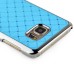 Luxury Shiny Diamond Rhinestone Studded Plating Hard Protective Case For Samsung Galaxy Note 5- Light Blue