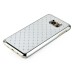 Luxury Shiny Diamond Rhinestone Studded Plating Hard Protective Case For Samsung Galaxy Note 5- White