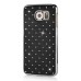 Luxury Shiny Diamond Rhinestone Studded Plating Hard Protective Case For Samsung Galaxy S6 G920- Black