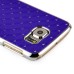 Luxury Shiny Diamond Rhinestone Studded Plating Hard Protective Case For Samsung Galaxy S6 G920- Dark Blue