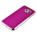 Luxury Shiny Diamond Rhinestone Studded Plating Hard Protective Case For Samsung Galaxy S6 G920- Magenta