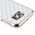 Luxury Shiny Diamond Rhinestone Studded Plating Hard Protective Case For Samsung Galaxy S6 G920- White