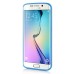 Luxury Slim Transparent Clear Colored Lines Back Gel Case Hard Cover For Samsung Galaxy S6 Edge - Blue