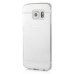 Luxury Slim Transparent Clear Colored Lines Back Gel Case Hard Cover For Samsung Galaxy S6 Edge - White