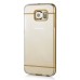 Luxury Slim Transparent Clear Colored Lines Back Gel Case Hard Cover For Samsung Galaxy S6 G920 - Brown