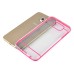 Luxury Slim Transparent Clear Colored Lines Back Gel Case Hard Cover For Samsung Galaxy S6 G920 - Pink