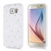 Luxury Soft Silicone Rhinestone Case Cover For Samsung Galaxy S6 G920 - White