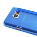 Luxury Time View  PU Leather Transparent PC Back Flip Case For Samsung Galaxy Note 5 - Blue