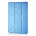 Luxury Transformers Design Slim Folio Leather Smart Cover Case With Wake / Sleep Function For iPad Mini 4 - Blue