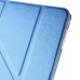 Luxury Transformers Design Slim Folio Leather Smart Cover Case With Wake / Sleep Function For iPad Mini 4 - Blue