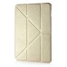 Luxury Transformers Design Slim Folio Leather Smart Cover Case With Wake / Sleep Function For iPad Mini 4 - Gold