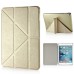 Luxury Transformers Design Slim Folio Leather Smart Cover Case With Wake / Sleep Function For iPad Mini 4 - Gold