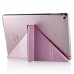 Luxury Transformers Design Slim Folio Leather Smart Cover Case With Wake / Sleep Function For iPad Mini 4 - Pink