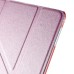 Luxury Transformers Design Slim Folio Leather Smart Cover Case With Wake / Sleep Function For iPad Mini 4 - Pink