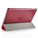 Luxury Transformers Design Slim Folio Leather Smart Cover Case With Wake / Sleep Function For iPad Mini 4 - Red