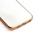 Luxury Transparent Clear Plated Soft TPU Back Case Cover For Samsung Galaxy S6 Edge - Gold