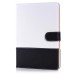 Luxury Two-Tone Lattice Pattern Magnetic Folio Stand Leather Flip Case Cover With Sleep / Wake And Groove For iPad Air iPad 5