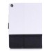 Luxury Two-Tone Lattice Pattern Magnetic Folio Stand Leather Flip Case Cover With Sleep / Wake And Groove For iPad Air iPad 5