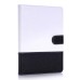 Luxury Two-Tone Lattice Pattern Magnetic Folio Stand Leather Flip Case Cover With Sleep / Wake And Groove For iPad Air iPad 5