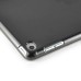 Luxury Ultra-Slim Folio Transparent Plastic And PU Leather Smart Cover Stand Case With Wake / Sleep Function For iPad Mini 4 - Black