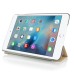 Luxury Ultra-Slim Folio Transparent Plastic And PU Leather Smart Cover Stand Case With Wake / Sleep Function For iPad Mini 4 - Gold