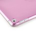 Luxury Ultra-Slim Folio Transparent Plastic And PU Leather Smart Cover Stand Case With Wake / Sleep Function For iPad Mini 4 - Pink