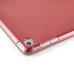 Luxury Ultra-Slim Folio Transparent Plastic And PU Leather Smart Cover Stand Case With Wake / Sleep Function For iPad Mini 4 - Red