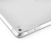 Luxury Ultra-Slim Folio Transparent Plastic And PU Leather Smart Cover Stand Case With Wake / Sleep Function For iPad Mini 4 - White