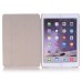 Luxury Ultra-Slim Transparent Plastic And PU Leather Smart Cover With Wake / Sleep Function for iPad Pro 9.7 inch - Gold