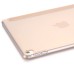 Luxury Ultra-Slim Transparent Plastic And PU Leather Smart Cover With Wake / Sleep Function for iPad Pro 9.7 inch - Gold