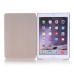 Luxury Ultra-Slim Transparent Plastic And PU Leather Smart Cover With Wake / Sleep Function for iPad Pro 9.7 inch - Grey