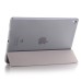 Luxury Ultra-Slim Transparent Plastic And PU Leather Smart Cover With Wake / Sleep Function for iPad Pro 9.7 inch - Grey