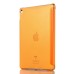 Luxury Ultra-Slim Transparent Plastic And PU Leather Smart Cover With Wake / Sleep Function for iPad Pro 9.7 inch - Orange