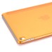 Luxury Ultra-Slim Transparent Plastic And PU Leather Smart Cover With Wake / Sleep Function for iPad Pro 9.7 inch - Orange