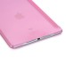 Luxury Ultra-Slim Transparent Plastic And PU Leather Smart Cover With Wake / Sleep Function for iPad Pro 9.7 inch - Pink