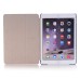 Luxury Ultra-Slim Transparent Plastic And PU Leather Smart Cover With Wake / Sleep Function for iPad Pro 9.7 inch - Purple