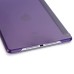 Luxury Ultra-Slim Transparent Plastic And PU Leather Smart Cover With Wake / Sleep Function for iPad Pro 9.7 inch - Purple