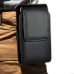 Luxury Universal Vertical Leather Pouch Holster with Belt Clip for Samsung Galaxy S6 G920/S6 Edge/S5 - Black