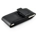 Luxury Vertical Leather Pouch Holster with Belt Clip for iPhone 6 4.7 inch - Black