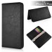 Luxury Wallet Card Holder Flip PU Leather Magnetic Closure Bag Pouch Case Cover For iPhone 6 Plus Samsung Galaxy Note 2 / 3 / 4 - Black