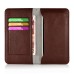 Luxury Wallet Card Holder Flip PU Leather Magnetic Closure Bag Pouch Case Cover For iPhone 6 Plus Samsung Galaxy Note 2 / 3 / 4 - Brown