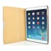 Lychee Grain Folded PU Leather Flip Stand Case for iPad Air (iPad 5) - Black