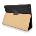 Lychee Grain Folded PU Leather Flip Stand Case for iPad Air (iPad 5) - Black