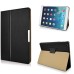 Lychee Grain Folded PU Leather Flip Stand Case for iPad Air (iPad 5) - Black