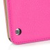 Lychee Grain Folded PU Leather Flip Stand Case for iPad Air (iPad 5) - Magenta