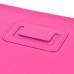 Lychee Grain Folded PU Leather Flip Stand Case for iPad Air (iPad 5) - Magenta