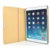 Lychee Grain Folded PU Leather Flip Stand Case for iPad Air (iPad 5) - White