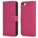 Lychee Grain Magnetic PU Leather Wallet Folio Flip Stand Case Cover With Card Slots For iPhone 5C